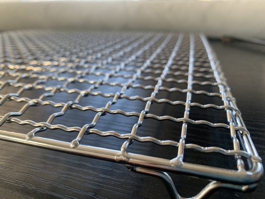 Niestandardowy grill kwadratowy ze stali nierdzewnej 40 * 40 cm